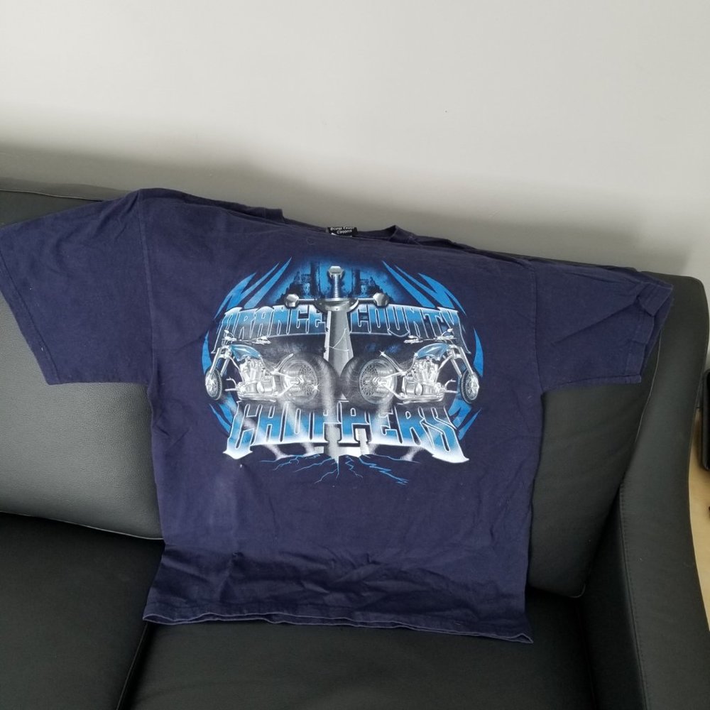 Orange County Choppers, Blue, Large T-Shirt